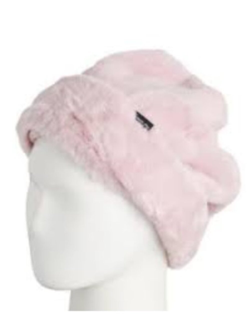 Circus by Sam Edelman pale pink faux fur hat O/S